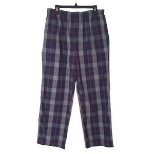 Hugo Boss Plaid Lounge‎ Pants Mens Large Cotton Sleep Pajama Bottoms Check Print